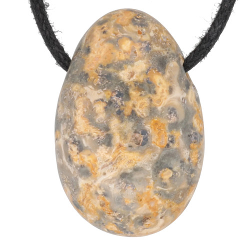 Pendentif jaspe léopard - pendentif, en