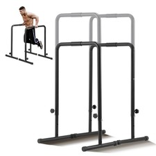 VEVOR Barre Dips Barres Parallèles Charge 200 kg Hauteur Réglable Fitness Gym