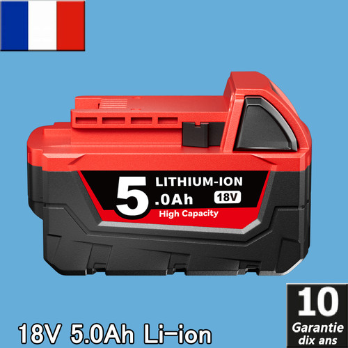 0ah 18v pour batterie - 5.0ah,