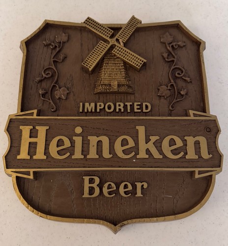 Heineken plastic plaque - heineken,