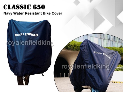 Housse moto bleu - de,