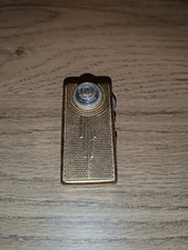  ANCIENNE LAMPE POCHE DORE