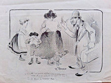 Dessin original signé RAOUL