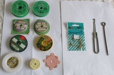 Lot fil de pêche + émerillon + dégorgeoir