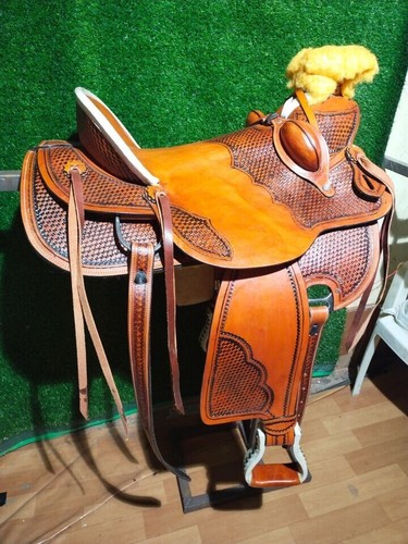 Belle selle western cuir - selle,