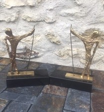 Paire de serre-livres en