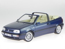 VW Golf 3 cabriolet 1995 bleu metallic vehicule miniature 188434 Norev 1:18