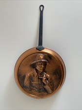 Poêle Décorative En Cuivre Diamètre 28 Cm Longueur 54 Cm