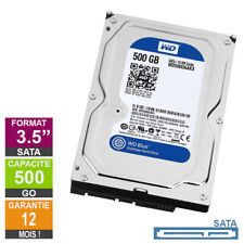 Disque Dur 500Go SATA 3.5 Western Digital Blue WD5000AAKX-60U6AA0 25mm 7200rpm 1