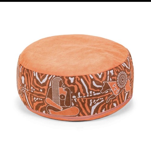 Round zafu meditation pillow - zafu,