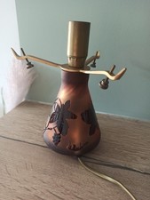 Pied de lampe vintage signé