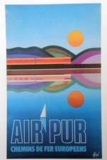 Affiche Poster Train SNCF