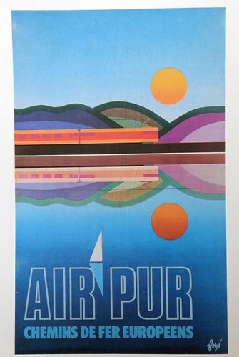 Affiche poster train sncf - poster,