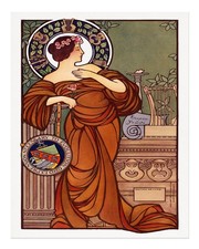 Art Mural Art Nouveau Style