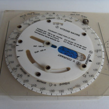 Règle-Rapporteur mécanique marine Amiral Jean Cras 1970 Topoplastic ancien