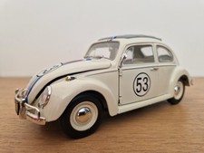 █★ 1/18 VOLKSWAGEN COCCINELLE N°53 HERBIE - 1966 - JOHNNY LIGHTNING 51014 ★█