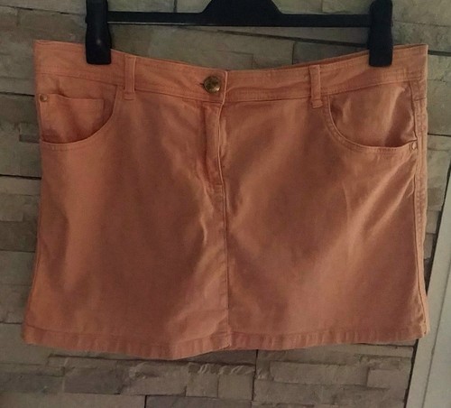 Jupe jeans orange - jeans, 46