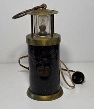 Lampe de mineur ancienne en