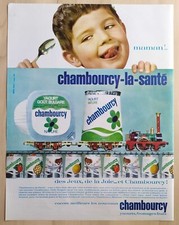 Publicité Papier - Yaourt CHAMBOURCY de 1965