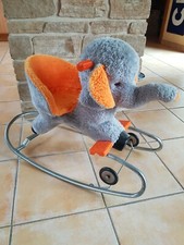 ÉLÉPHANT A BASCULE VINTAGE JOUET ENFANT 