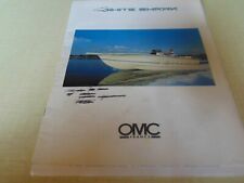 catalogue  bateaux OMC WHITE SHARK en francais