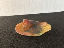 Coupelle vide poche panthère en cristal Daum Nancy