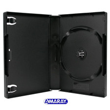 Lot de 6 boîtiers rangement DVD empilés (6 DVD / CD empilés par boitier) Amaray