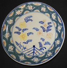 Assiette XXème Décor Delft -