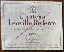 Étiquette Château Léoville