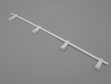 3 glissières 28 cm blanches pour circuit routier Artin ou Jouef