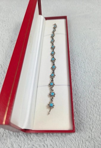 Bracelet vintage bleu