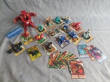 Bakugan Spin Master 2009 Haos Darkus Pyrus Aquos Dragonoid Cartes Magnétiques 