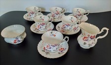  Royal d’Albert Water Meadow Service à cafe Vintage des années 1950