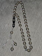 chapelet argent Tasbih Coral