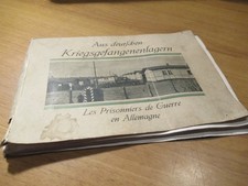 Livret de 1915 les Prisonniers de Guerre en Allemagne + de 40 vues 63 pages