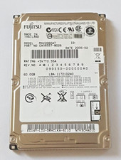 Disque Dur Interne Fujitsu MHV2060AT P-ATA 60 Go IDE 4200 Tr/min 8 Mo 2,5"