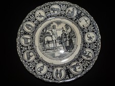 Rare Assiette Vieillard