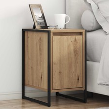 Table de chevet Bois d'ingénierie Industrielle nuit chambre Décorative vidaXL vi