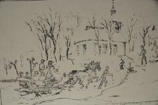 Balade en traîneau à chevaux