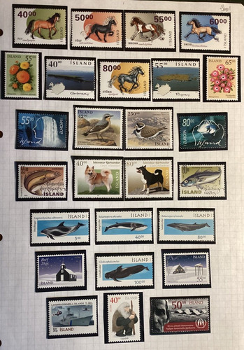 Timbres islande 906 à - n°,