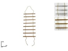 X Échelle en Bois Naturel Et