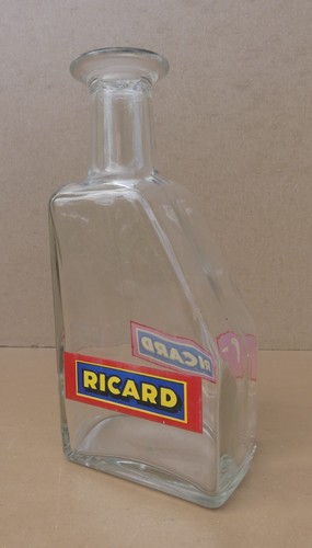 Carafe ricard logo jaune bleu - ricard,