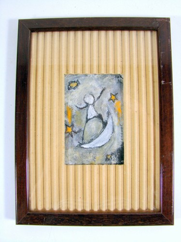 Gouache petit bonhomme - xx°,