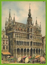 Carte postale-Bruxelles-Maison du roi-Illustrateur.Barday-Ed.Barré.Dayez-Cla.A