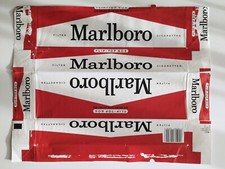 MARLBORO Ancienne feuille d'emballage de cartouche de cigarette