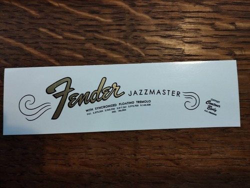 Logo fender jazzmaster 1954 - jazzmaster, 1954/65