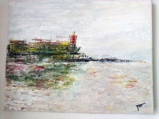 Tableau abstrait acrylique sur