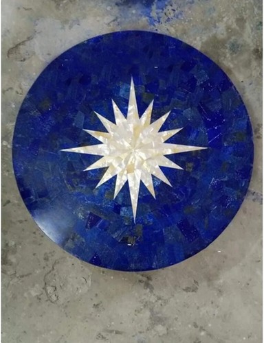 Coffee center marble table - 18",