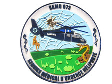 ECUSSON PVC COLLECTION SAPEUR POMPIER / SAMU HELIPORTE 973 GUYANE