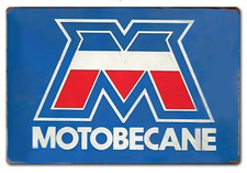 Plaque Murale Métal "MOTOBECANE" Art Déco Vintage